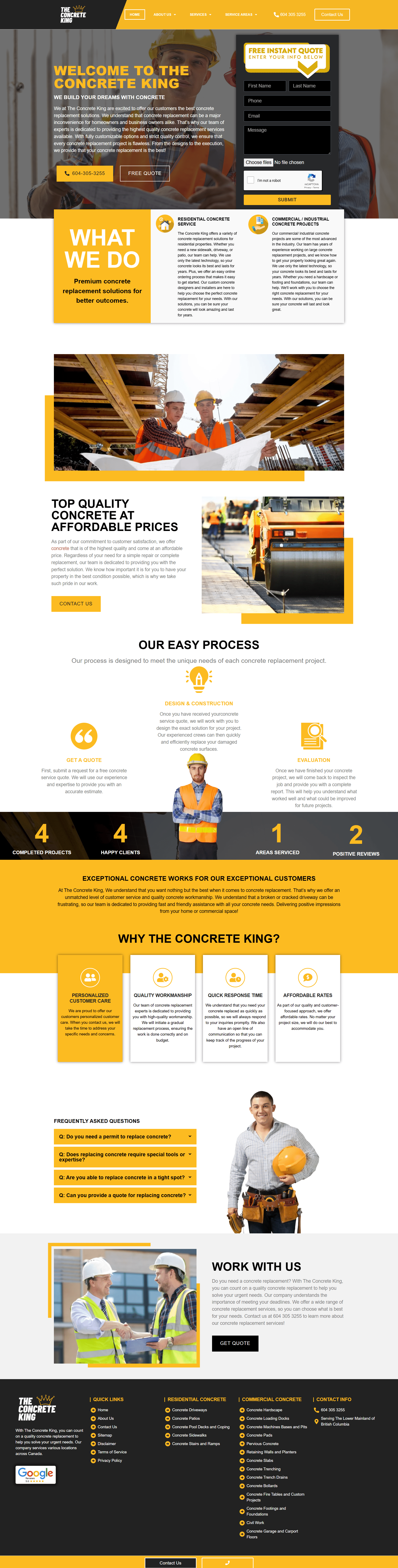 The Concrete King Home Page